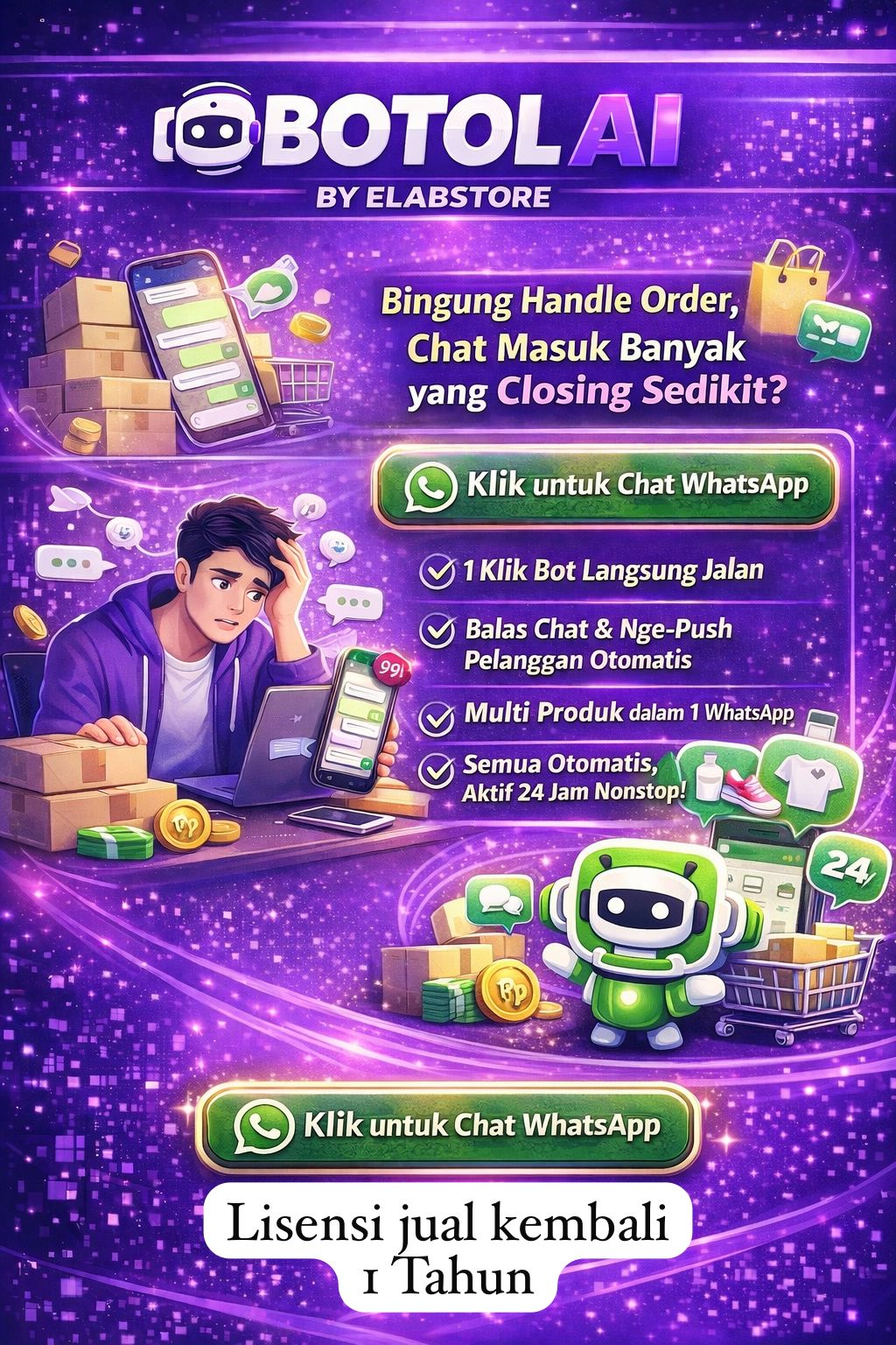 BOTOL AI BY ELABSTORE LISENSI JUAL KEMBALI (1 Tahun)